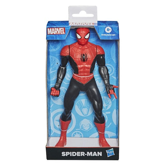 Spider-Man: Brand New Day toy in red and black, front view, suitable for kids aged 4 and up