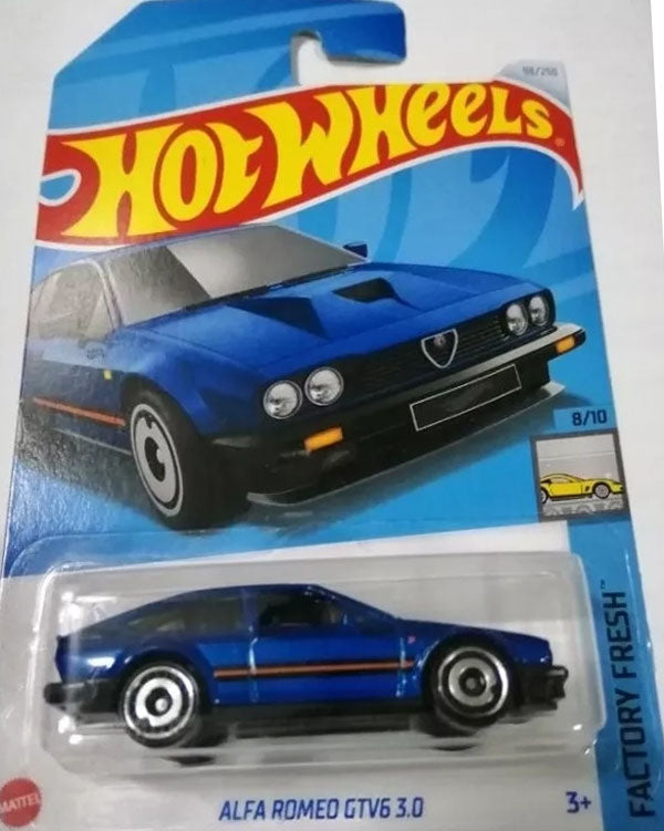 Hot Wheels Alfa Romeo Diecast Model Sam's Toy World online India in blue with detailed design and packaging