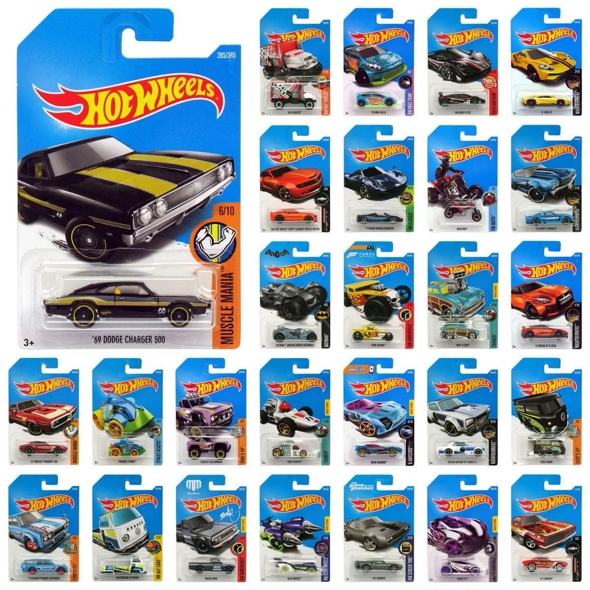 2026 Hot Wheels 1:64 Scale Diecast Basic Car Assorted | Sams Toy