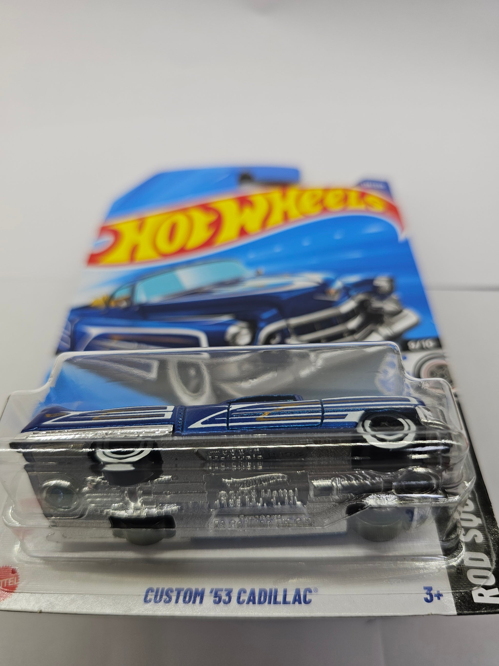 Buy Hot Wheels online best price Gujarat India blue Custom 53 Cadillac toy car in packaging