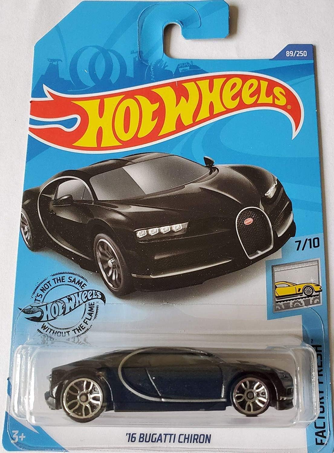 Black Hot Wheels 16 Bugatti Chiron toy car in blister pack Hot Wheels single car collection in Ahmedabad Gujarat online India .