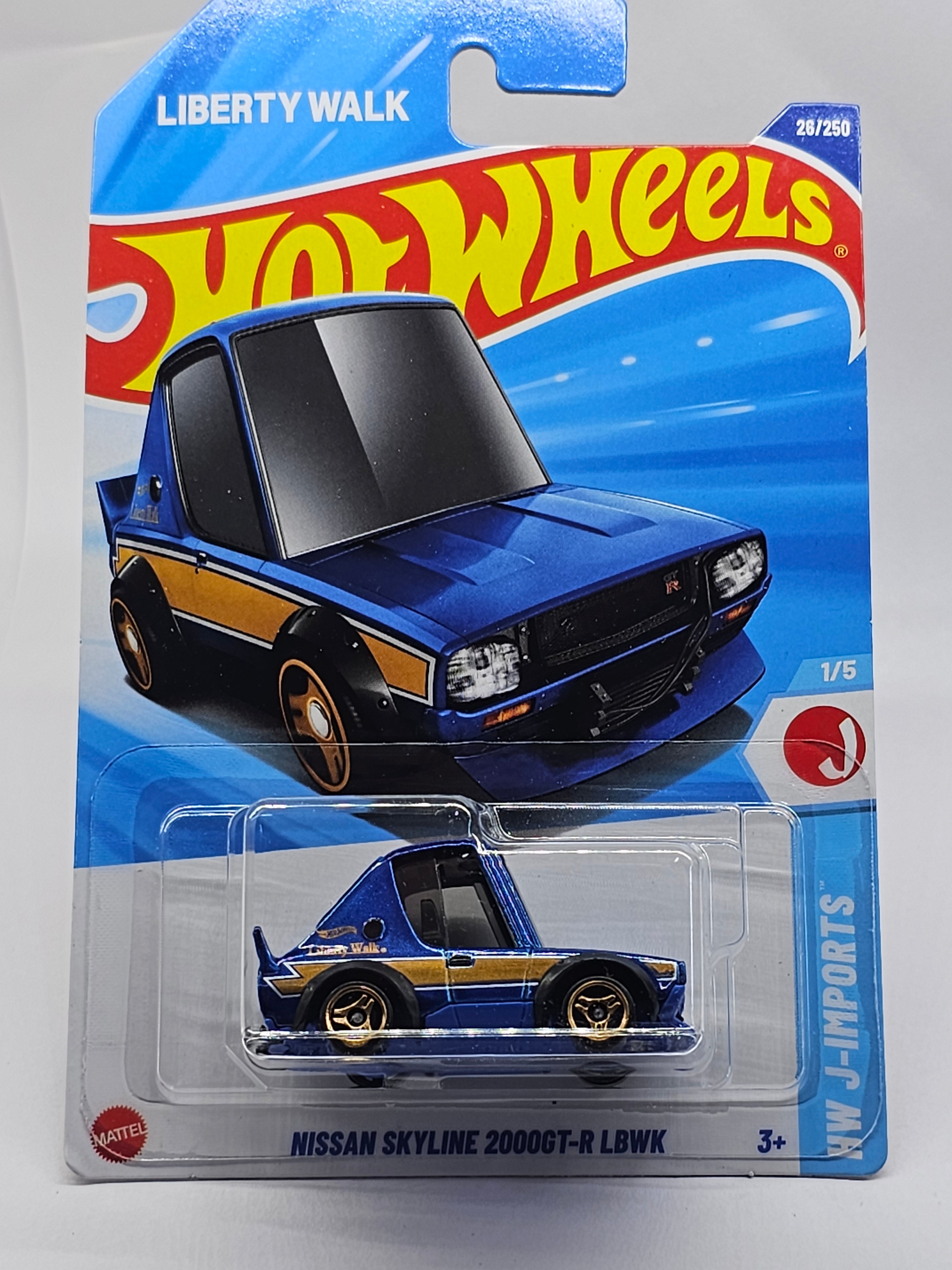 Hot Wheels 2025 Nissan Skyline 2000GT R LBWK Tooned Ages 3 and Up (Blue ...