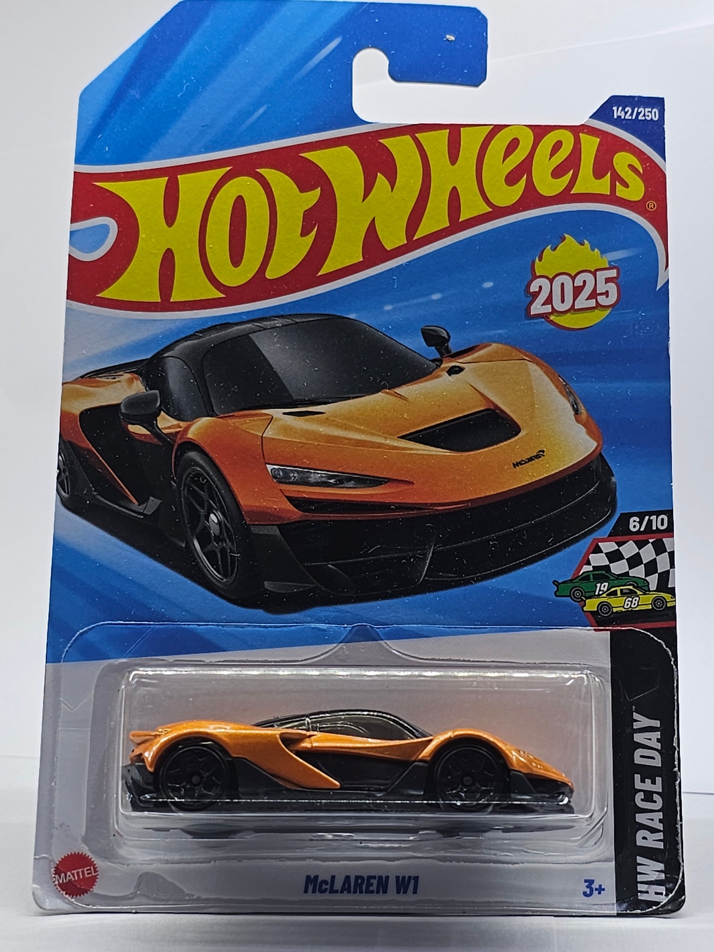 Hot Wheels McLaren W1 diecast model at Sams Toy Ahmedabad Gujarat in orange with black details