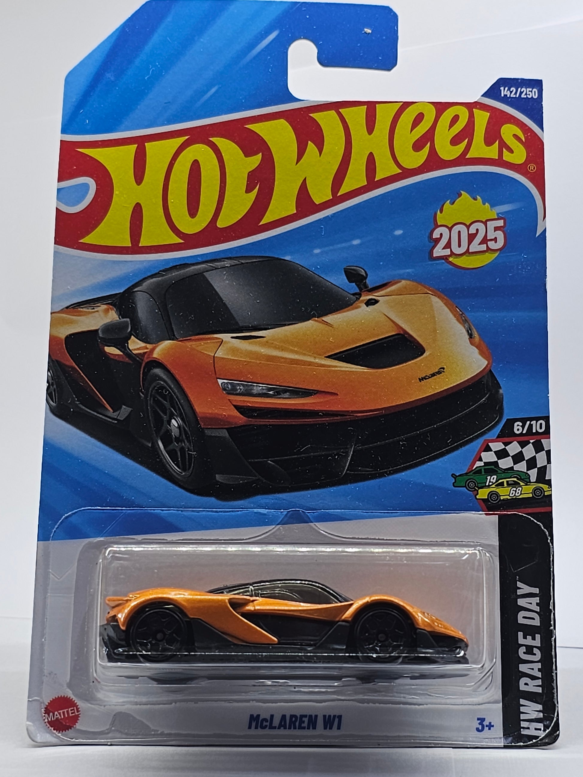 Hot Wheels McLaren W1 diecast model at Sams Toy Ahmedabad Gujarat in orange with black details