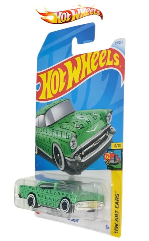 57 Chevy
2024 Hot Wheels Mainline HW Art Cars | sams toy world | Collection series