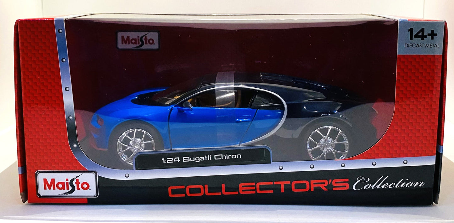 Maisto Bugatti Chiron 1/24 Scale Diecast Model Car | Sams Toy World Ahmedabad