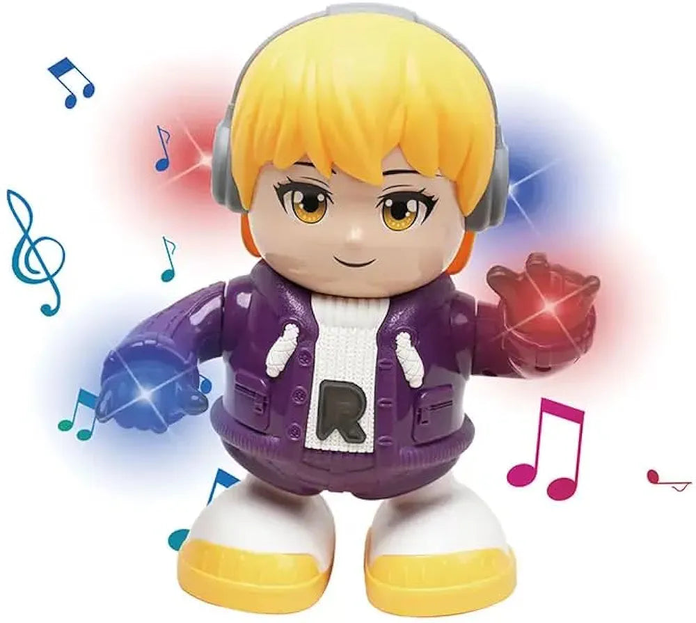 Colorful interactive musical toy for toddlers at Sam's Toy World Ahmedabad, featuring a character with headphones