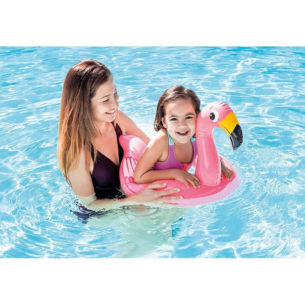 Pink Intex children's swimming ring Ahmedabad at Sam's Toy World Shop, ideal for summer fun in the pool