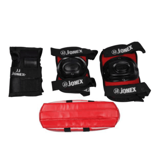 Jj Jonex roller skating protective pads for children including knee pads, elbow pads, and wrist guards