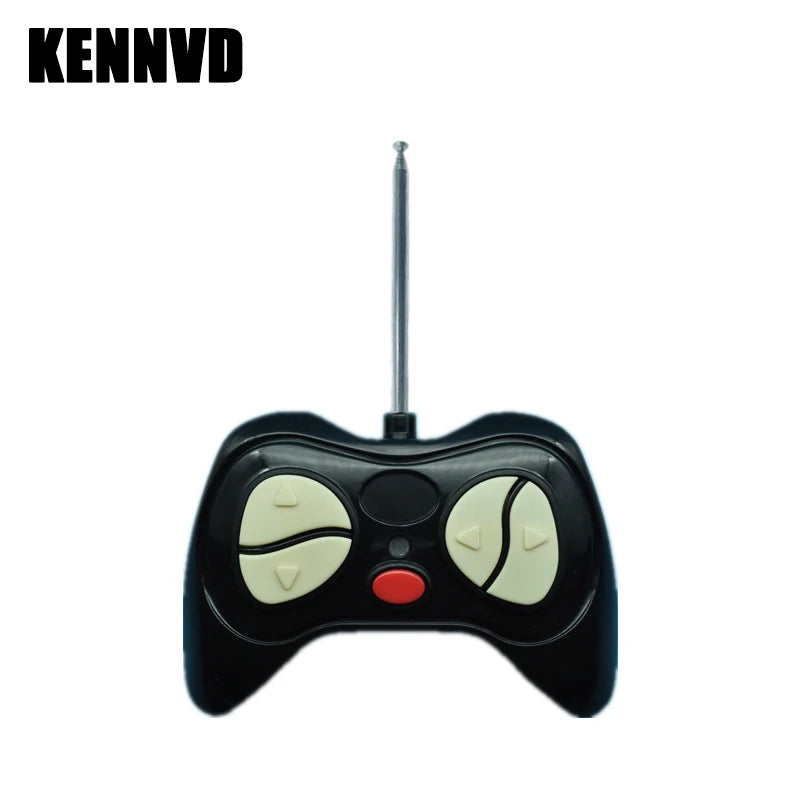 Black remote control desktop chrome for easy operation of toy vehicles and gadgets