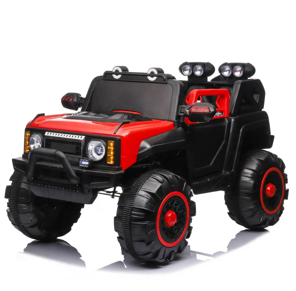 Kids 4x4 2 seater jumbo size electric jeep car in red for ages 3 and up from Sam's Toy World