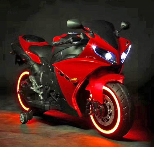 kids R1 Bike 12V Battery Operated Ride On Bike For Kids, Hand Accelerator 3 To 12 
 | Sams Toy World - samstoy.in