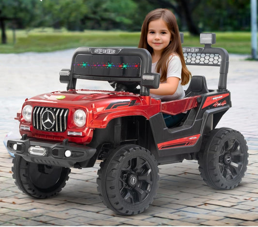 Kids Electric Car For 1 To 7 Years Kids Make in Ahmedabad in vibrant red color with a stylish design