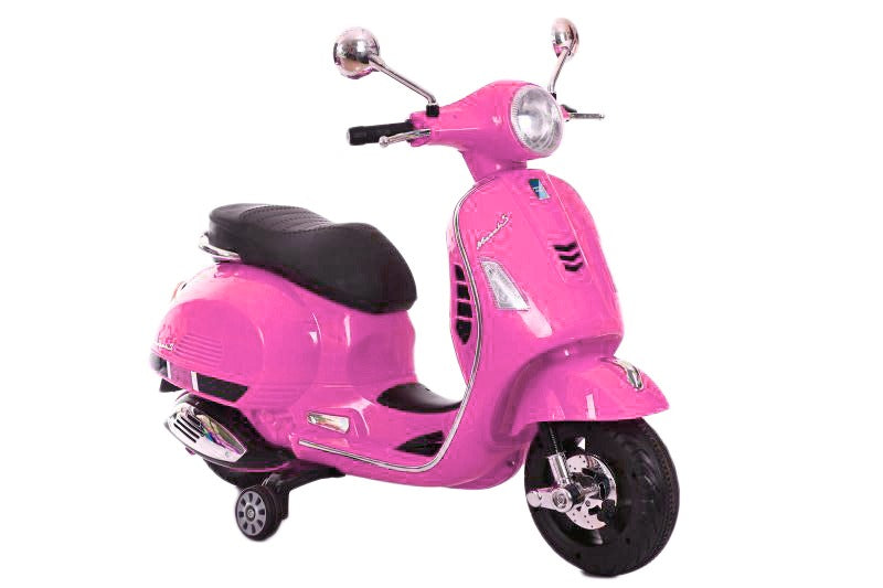 Kids vespa scooter in pink for children ages 3-8 from Sam's Toy World, battery scooter for kids in Ahmedabad Gujarat