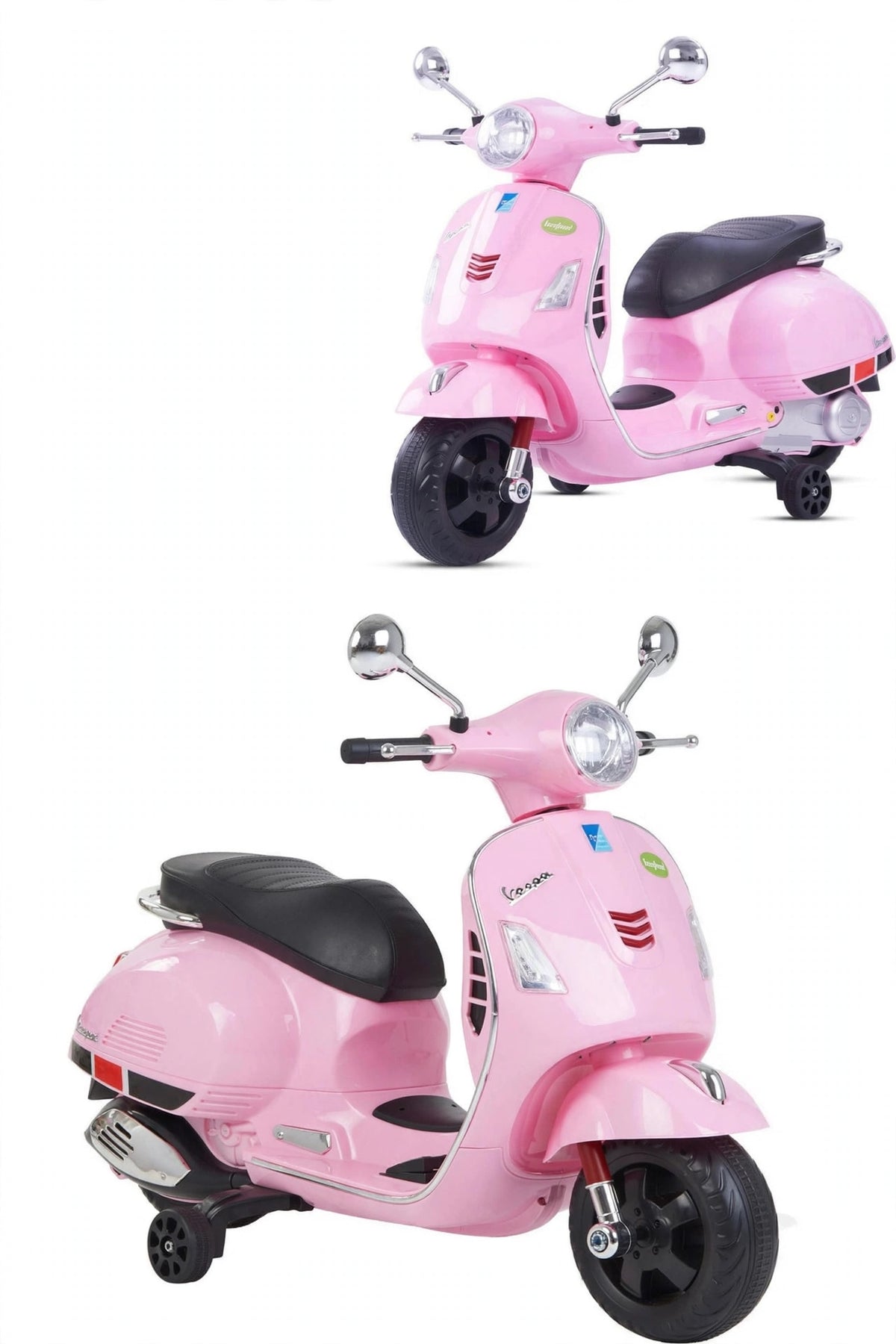 Kids vespa scooter in pink for ages 3-8 from Sam's Toy World, battery scooter for kids in Ahmedabad Gujarat