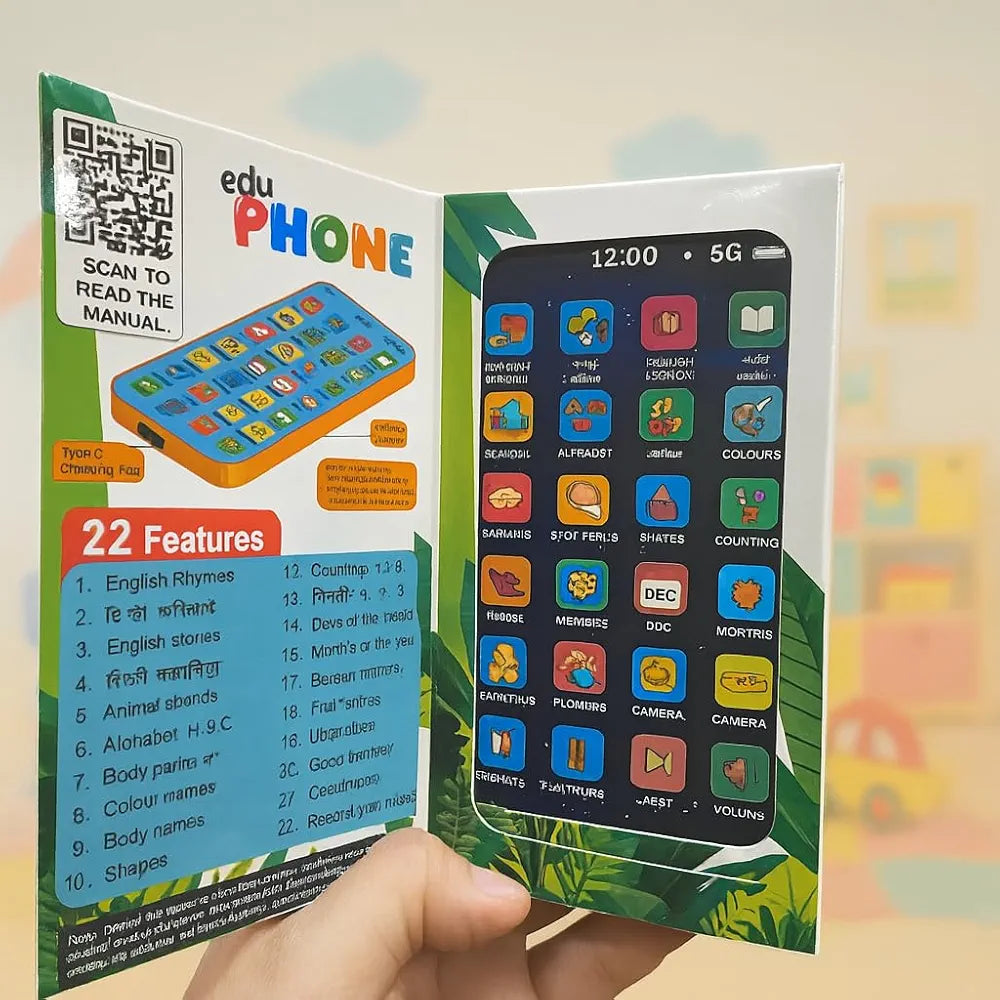 Sam's Toy World Learning rechargeable educational mobile toy for kids with interactive features and bright design