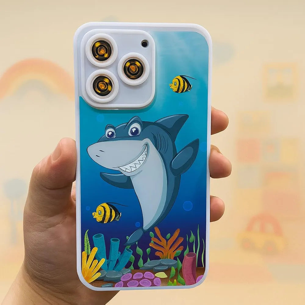 Colorful Learning rechargeable educational mobile toy for kids featuring a shark and ocean theme
