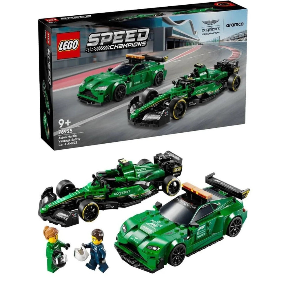 LEGO Speed Champions Aston Martin safety car and AMR23 race car with two minifigs Buy Aston Martin Safety Car & AMR23 Lego India
