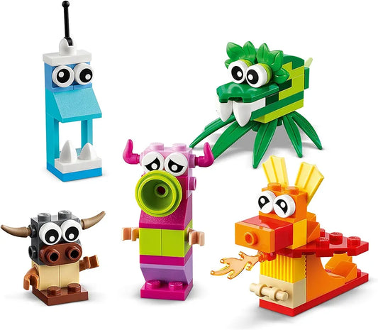 Lego Classic Large Creative Brick Box 10698 featuring colorful buildable creatures for ages 4 and up from Sam's Toy World
