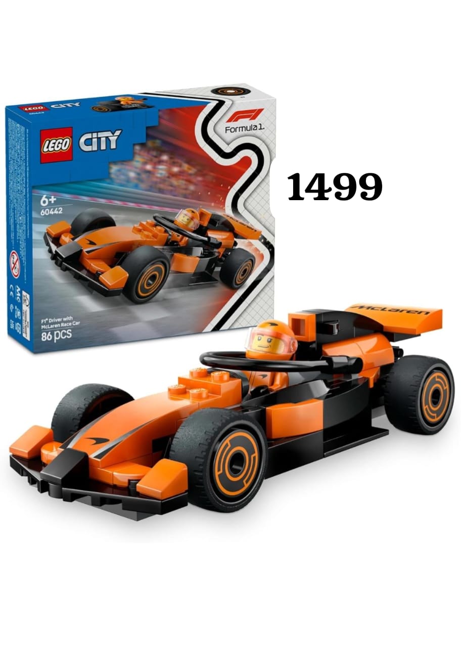 LEGO City Formula 1 Race Car best price Ahmedabad Gujarat India orange Formula 1 LEGO set with box
