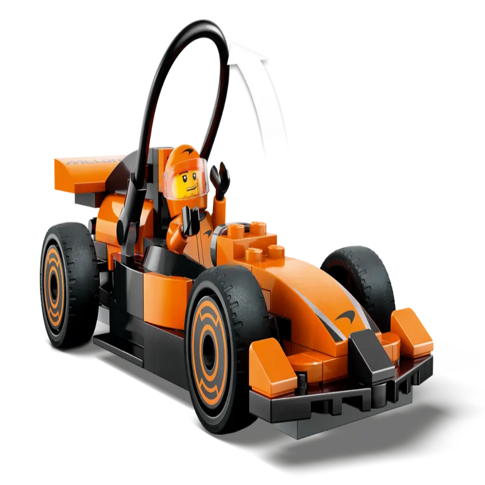 LEGO City Formula 1 Race Car best price Ahmedabad Gujarat India orange LEGO F1 car with driver minifigure and roll hoop