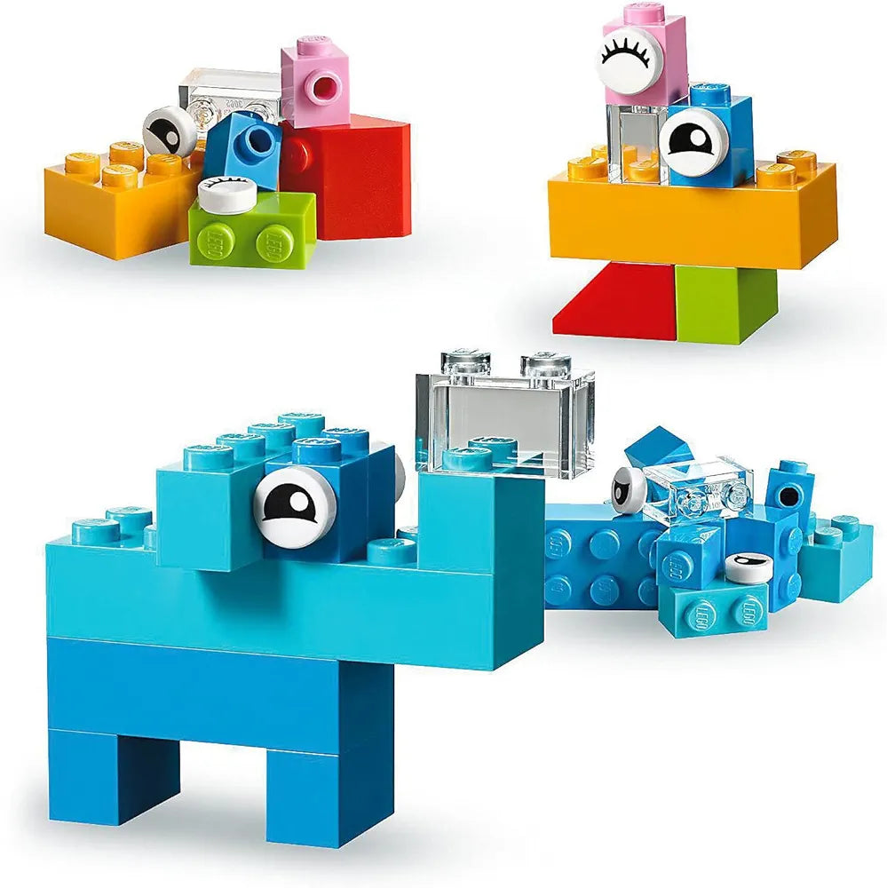 LEGO Classic Creative Suitcase for kids Ahmedabad Gujarat Online India colorful blue animal figure and small eye brick builds