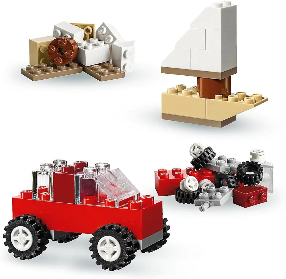 LEGO Classic Creative Suitcase for kids Ahmedabad Gujarat Online India . Red car sailboat and loose bricks for creative play