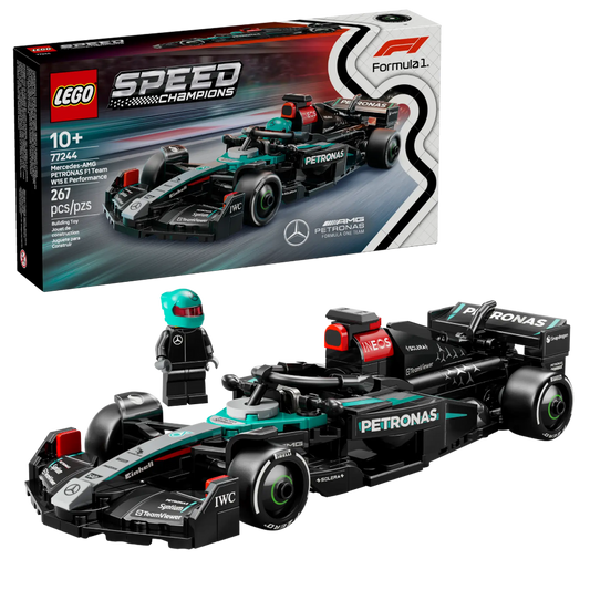 LEGO Mercedes-AMG F1 race car set Ahmedabad Gujarat Online India 267 piece black Petronas livery model and box
