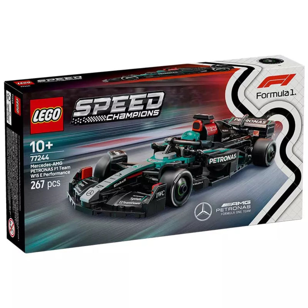 LEGO Mercedes-AMG F1 race car set Ahmedabad Gujarat Online India box with black green Speed Champions Mercedes F1 model