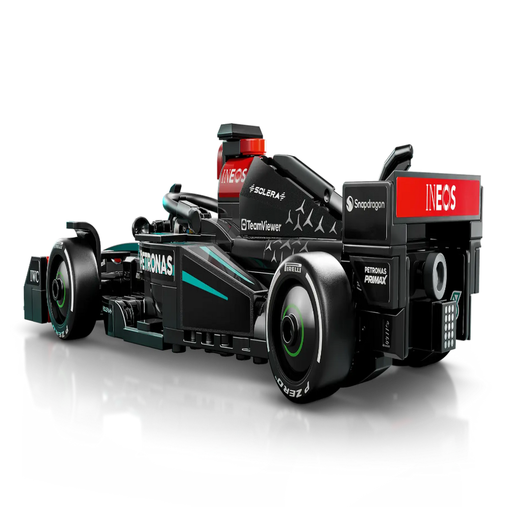 LEGO Mercedes-AMG F1 race car set Ahmedabad Gujarat Online India . Black replica model with detailed team decals and Pirelli tires