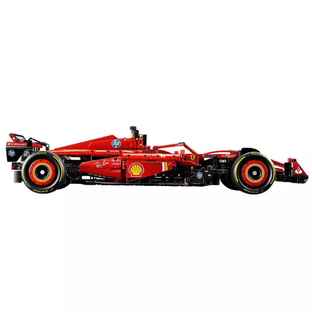 LEGO Technic Ferrari SF-24 F1 car in Gujarat online India detailed red scale model with realistic tires and sponsor decals