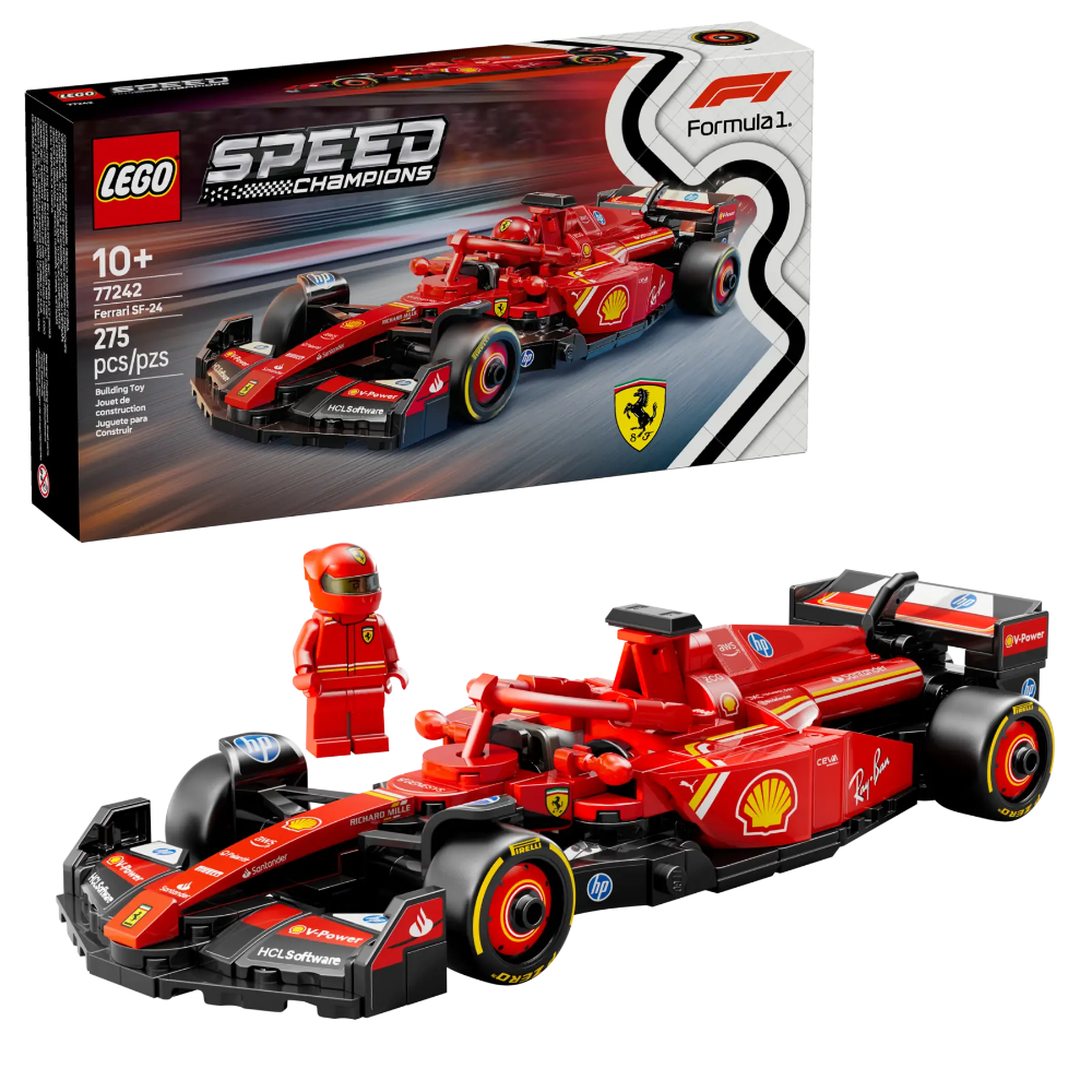 LEGO Ferrari F1 Speed Champions build with minifigure red pcs Speed Champions collectible LEGO car Ahmedabad Gujarat online India .