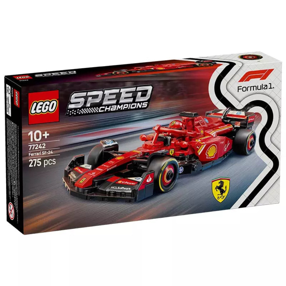 LEGO Speed Champions Ferrari SF 24 275 pc box with red F1 model Speed Champions collectible LEGO car Ahmedabad Gujarat online India