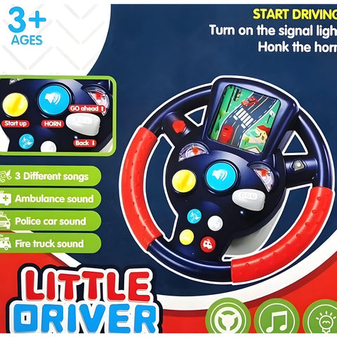 Blue red kids steering wheel toy with music lights horn educational toy steering wheel for boys and girls Ahmedabad Gujarat