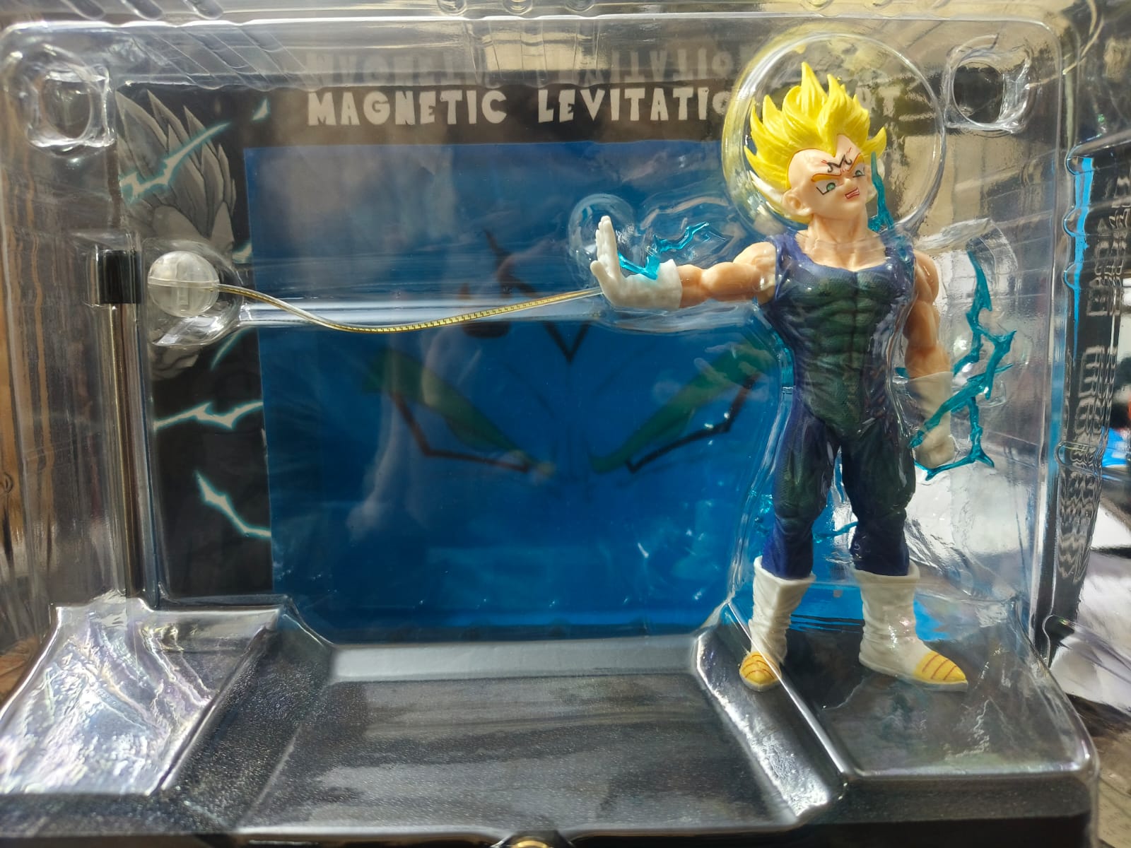 Magnetic night light anime collectible Dragon Ball Z Vegeta Magnetic Night Light Set Action Figure displayed in clear box