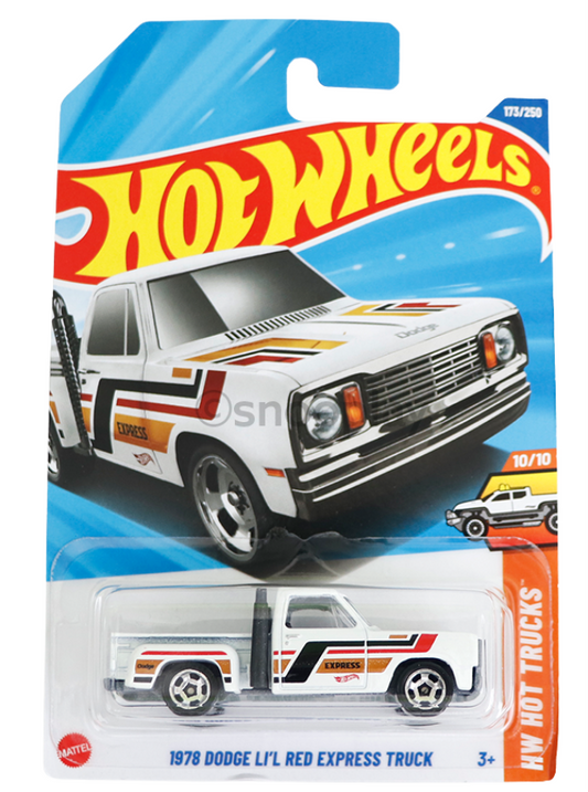 Hot Wheels 1978 Dodge L'il Red Express Truck Ahmedabad Gujarat online white diecast pickup in original blister pack