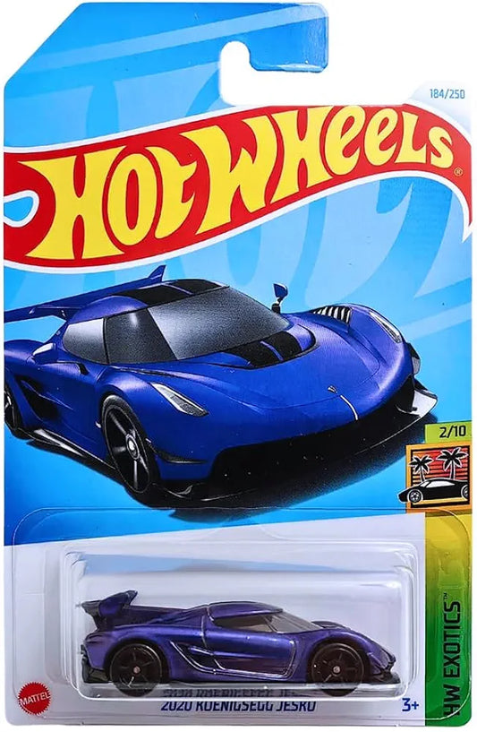 Hot Wheels collector car sale online Ahmedabad India featuring a blue 2020 Koenigsegg Jesko model car