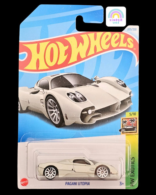 Hot Wheels collector car sale online Ahmedabad India white Pagani Utopia diecast model car in packaging
