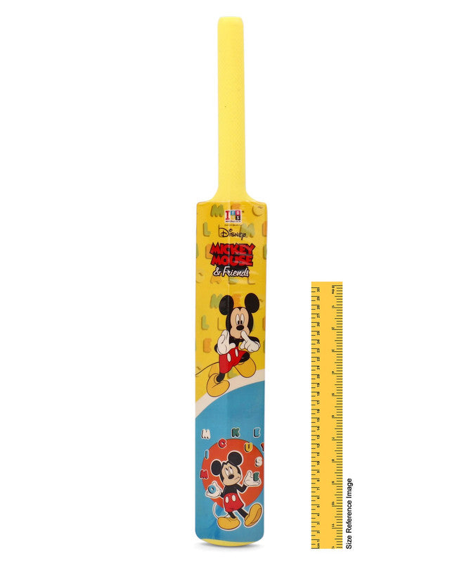 Mickey Mouse bat and ball toy cricket set featuring bright colors and playful design for kids