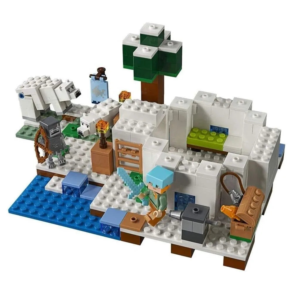 Minecraft on blocks at Sam's Toy World Ahmedabad, colorful building set with characters and accessories for creative play