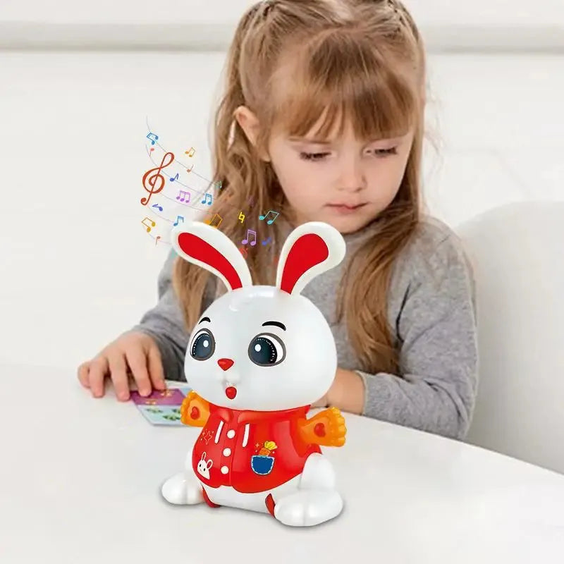 Toy Alert Rabbit Crawling Rabbit Toy Interactive Electronic| Kids Robot Bunny Cute Light ...