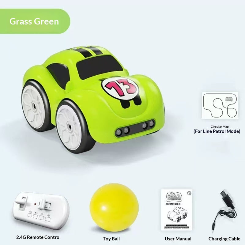 Sam's Toy World RC Toy Story Car Follow Me Remote Control Sensor Car in Grass Green for ages 3 and up