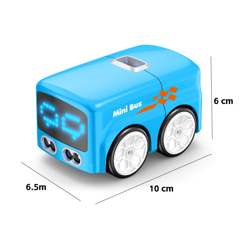 Blue Mini Bus RC Toy Story Car Follow Me Remote Control Sensor Car for ages 3 and up from Sam's Toy World