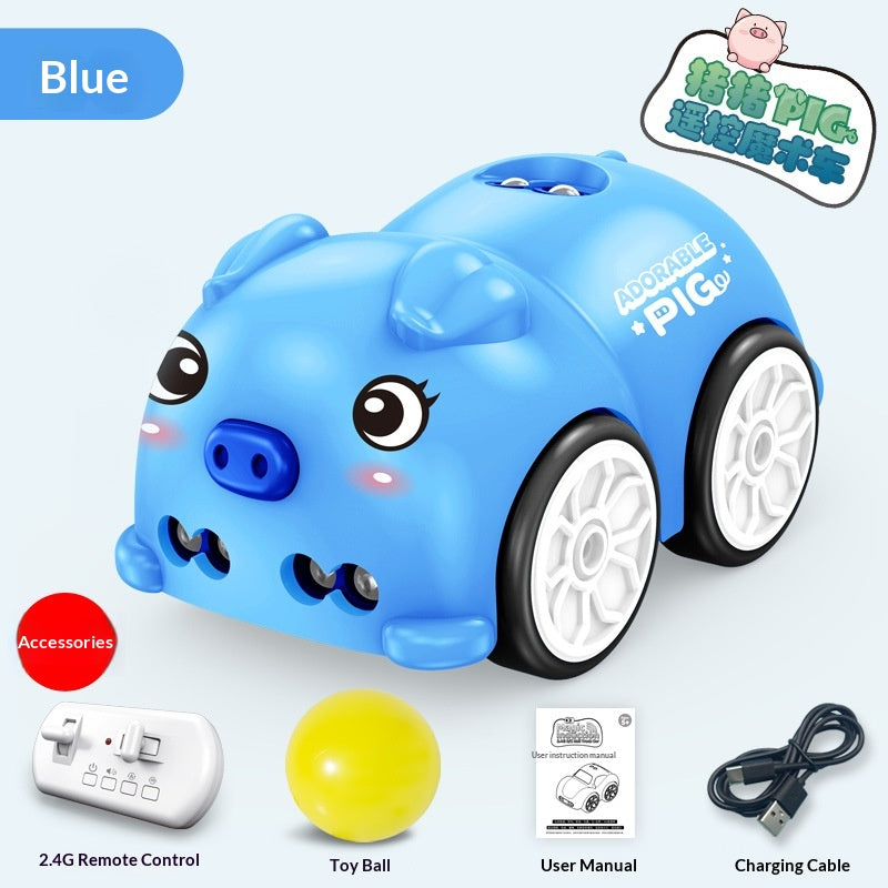 Adorable blue RC Toy Story car follow me remote control sensor car for kids, available at Sam's Toy World