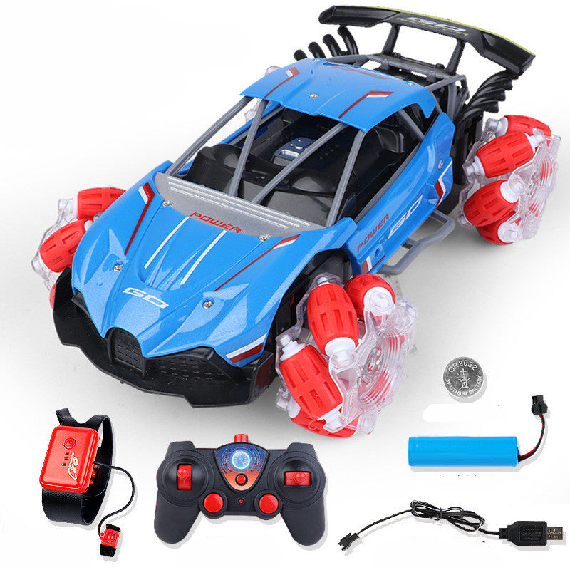 Sam's Toy World Remote Control 360 Degree Rotation Drift High Car in blue for kids ages 6 and up