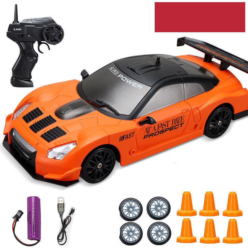 Remote control car Ahmedabad in orange with racing design for kids 6 and up from Sam's Toy World