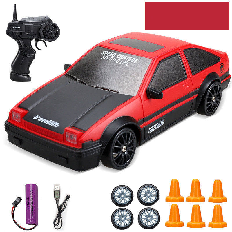 Red remote control car for kids with racing design, ideal for ages 8+, from Sam's Toy World, remote control car Ahmedabad