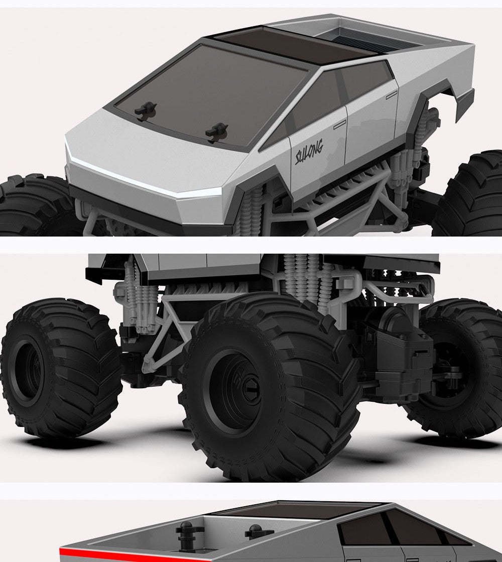 Sam's Toy World Remote Control Car in silver with off-road action for ages 8 and up