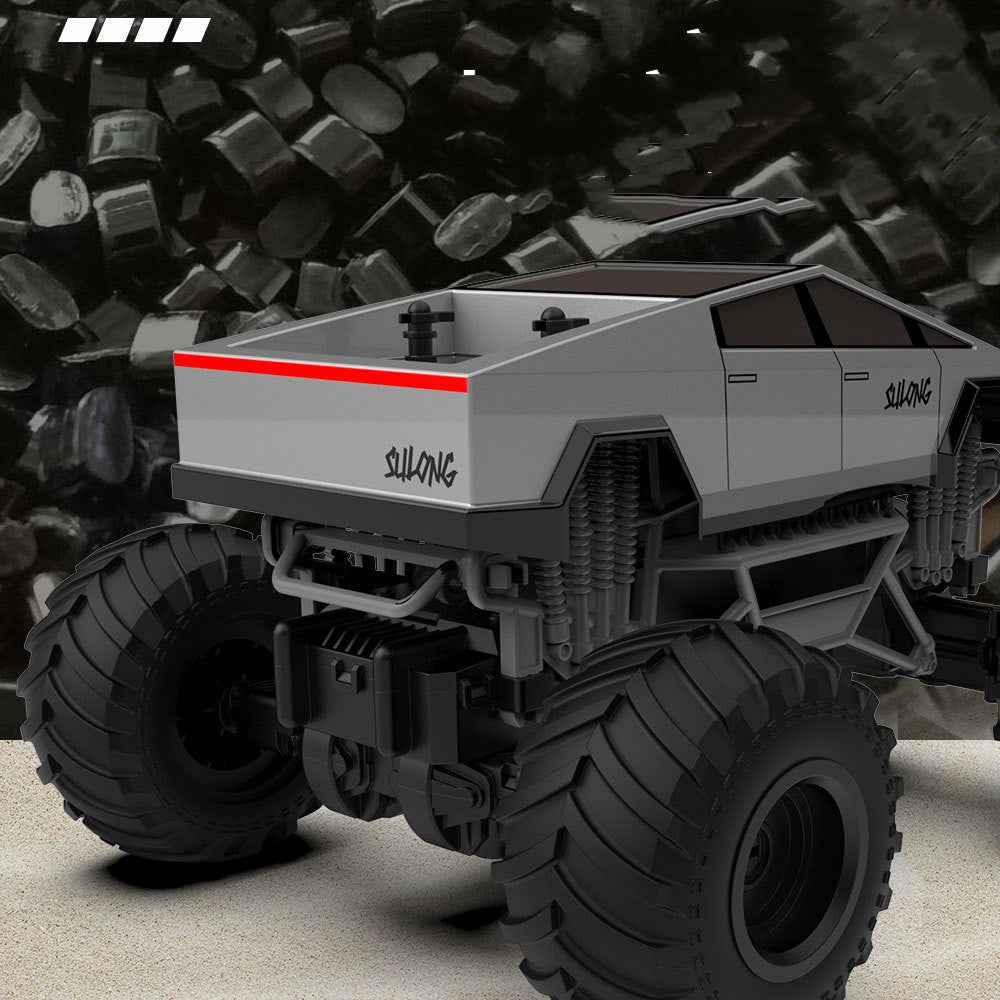 Sam's Toy World Remote Control Car with rugged design and large tires for ages 6 and up