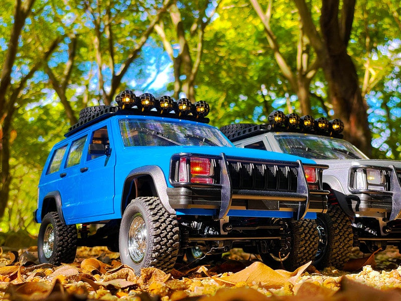 Blue remote control car with remote, off-road design for ages 8 and up from Sam's Toy World
